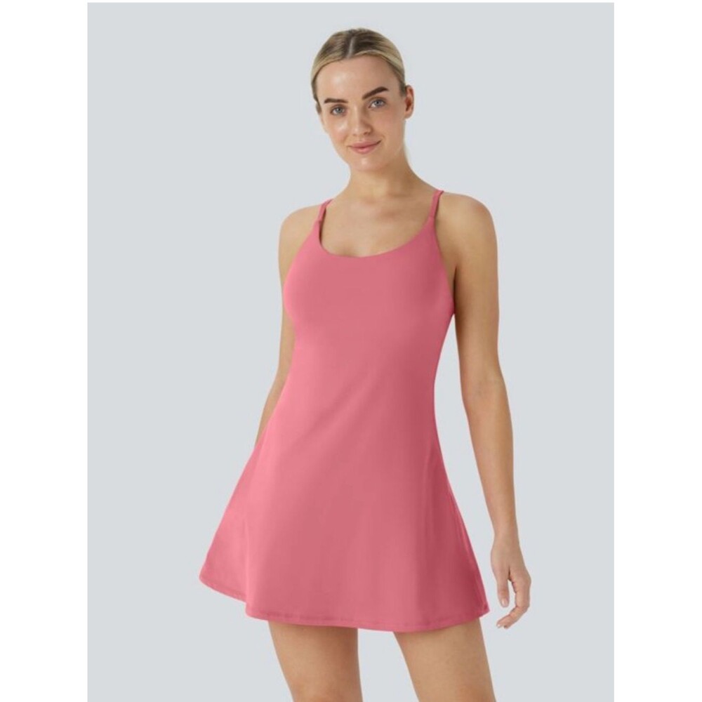 Halara Mom+Kid Collection- Girls SoftlyZero™ Plush Backless Active Dress Girls S